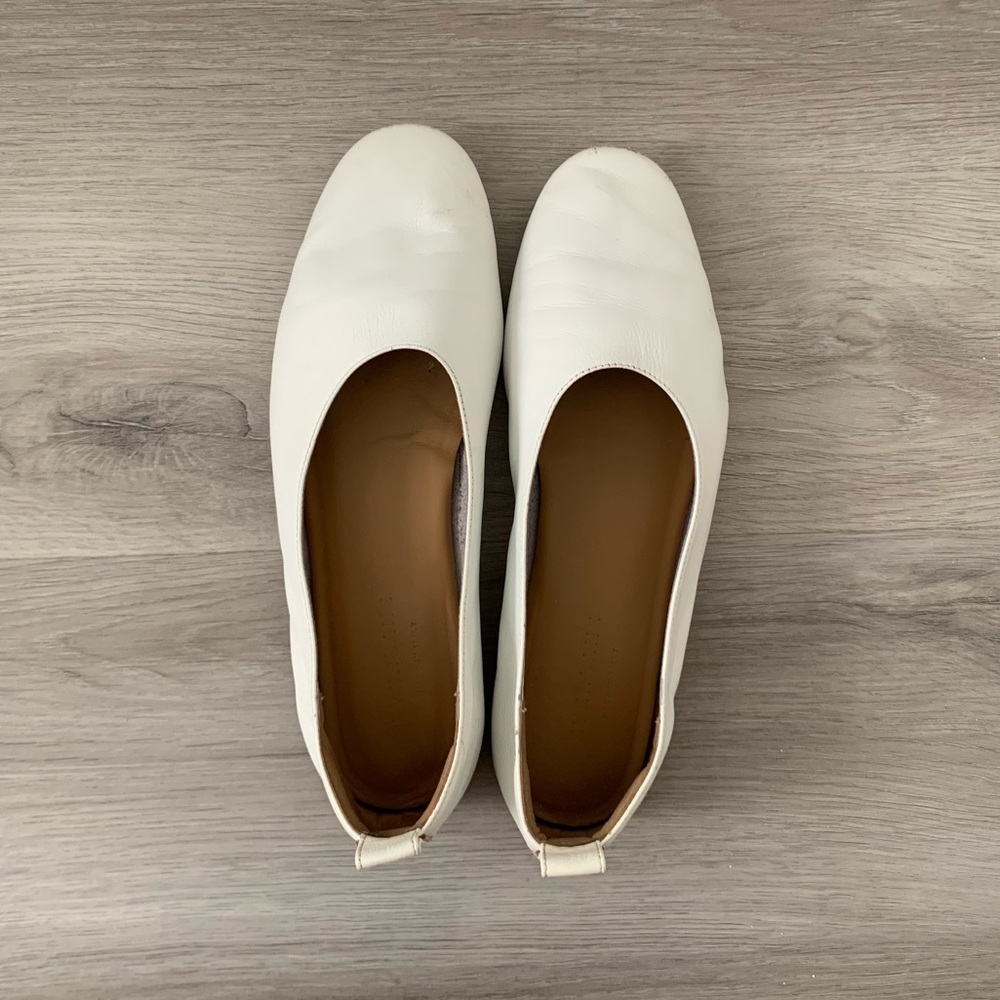 Everlane White Italian Leather Day Glove